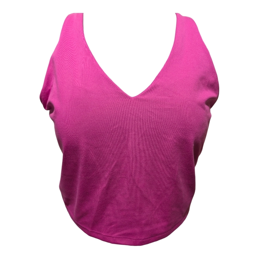 NWT All in Motion Flex V-Neck Cropped Sports Bra Sz XL